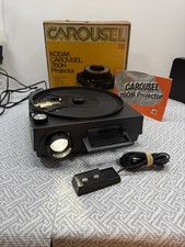 Vintage Kodak Carousel 760H Slide Projector for Parts / Repair W/ Remote Turn On
