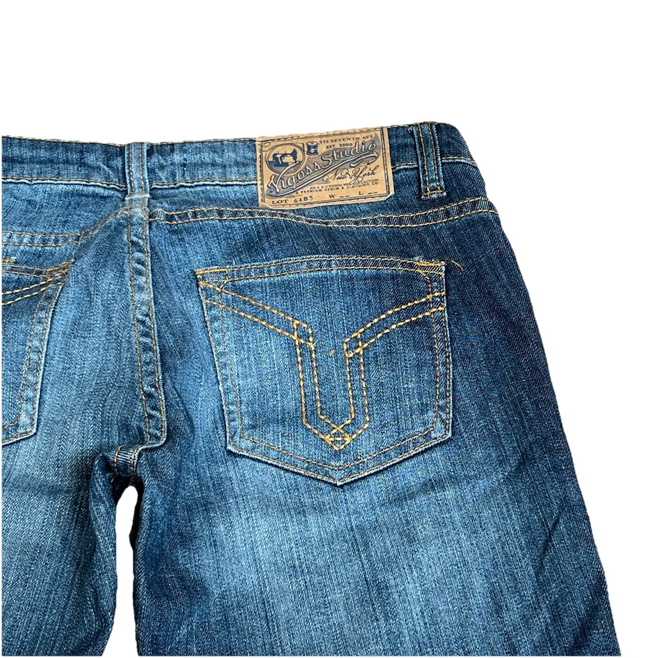 VIGOSS STUDIO BROOKLYN BERMUDA女式27款弹力铐边牛仔裤短裤 — 第 3/4 张图片