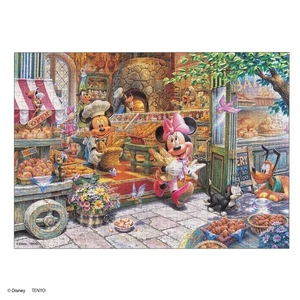 Tenyo Made in Japan 500 Piece Jigsaw Puzzle Disney Mickey's Bakery Shop
