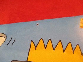 The Simpsons Bart vs. Space Mutants Nintendo Power NES Promo Poster DAMAGED