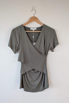 Ripe Maternity Embrace Tee in Moss Sz M BNWT RRP $69.95 Cottagecore Minimalist