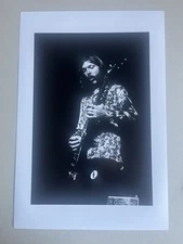 Duane Allman Photograph 1970 Curtis Hixon Hall Derek and the Dominoes on stag...