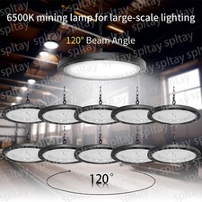 10 Pack 500W UFO Led High Bay Light Commercial Industrial Factory Led Shop Light