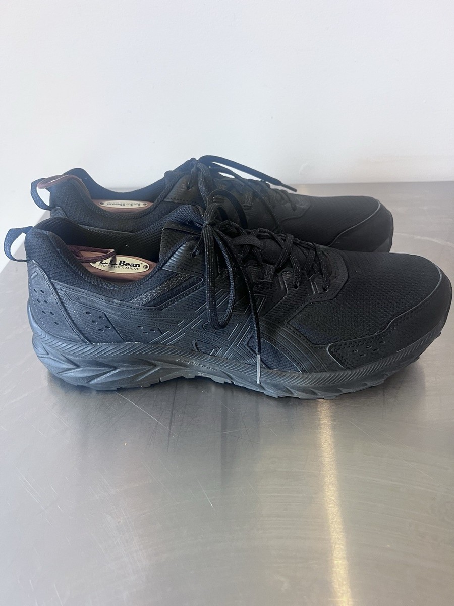 ASICS Gel-Venture 8 Mens 13 Black Trail Running Shoes 1011B486 Hiking Gym View 4