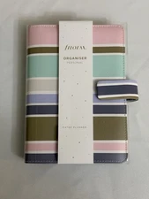 Filofax Personal Size Faux Leather Good Vibes Collection Organizer Nearly New