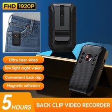Portable Police Body Camera Pocket Video Audio Recorder Night Vision Clip on Cam