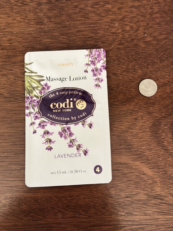 Codi New York Message Lotion The 4 Step Pedicure Collection By Codi Lavender New
