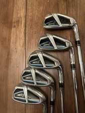 Used Taylormade SIM MAX OS KBS MAX MT85 R irons 6-Pw