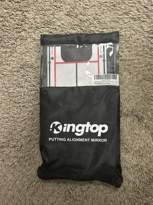 KINGTOP Classic Golf Putting Mirror - Portable Alignment Putting Training Aid...