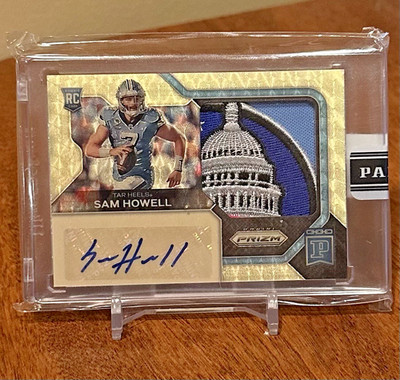 Sam Howell 1/1 RPA - 2022 Panini Blockchain Sam Howell #BCP-SHO Gold Vinyl UNC