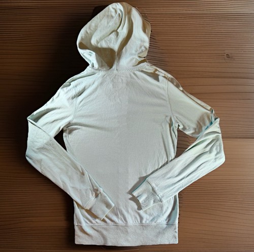 THE NORTH FACE Hoodie Womens X-Small Light Blue Green Evolution Full Front Zip - Picture 4 of 7
