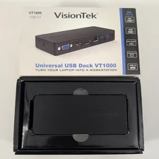 VisionTek VT1000 Dual Display Docking Station HDMI Multi Port Adapter Hub Dock