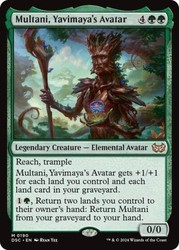 Multani, Yavimaya's Avatar - 190 - Duskmourn: House of Horror Commander