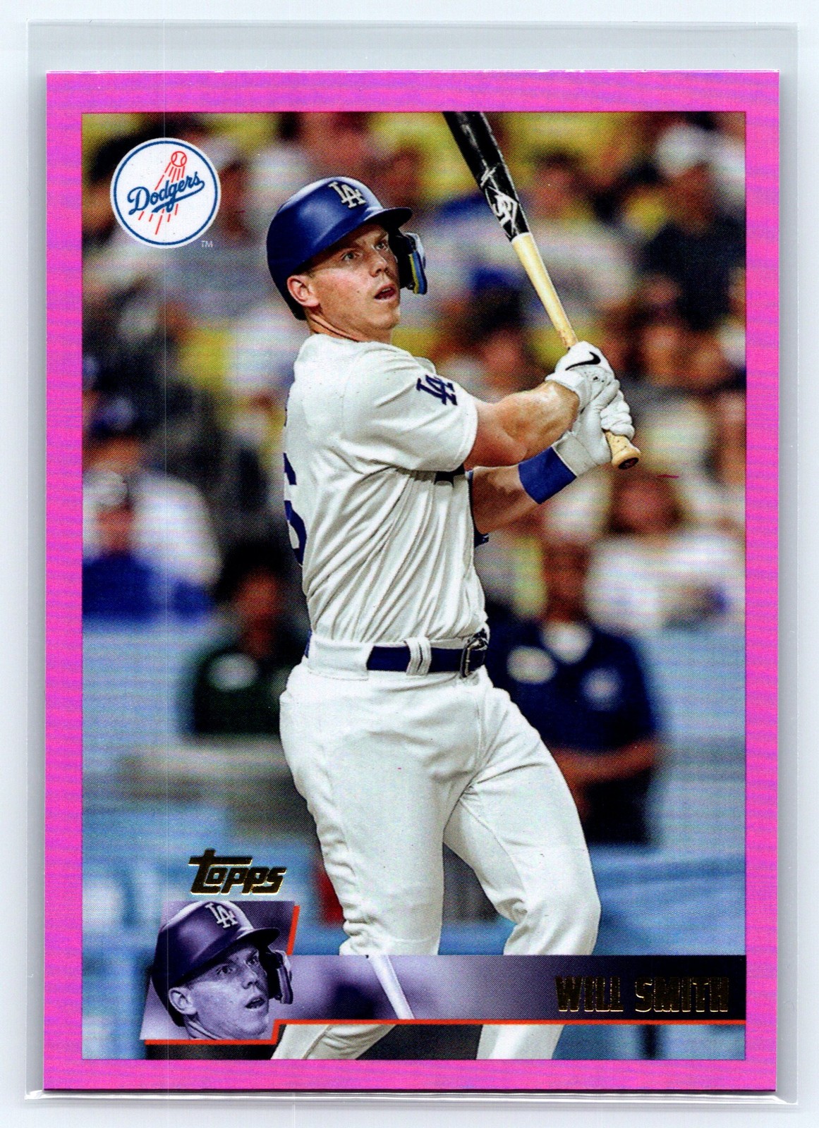 2025 Topps Archives Will Smith Pink Foilboard #198 Los Angeles Dodgers