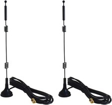 9dBi Dual Band WiFi Antenna 2.4GHz 5GHz 5.8GHz RP-SMA Magnetic Base 2Pack