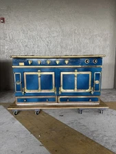 La Cornue Chateau 150 60" blue Dual Fuel Range