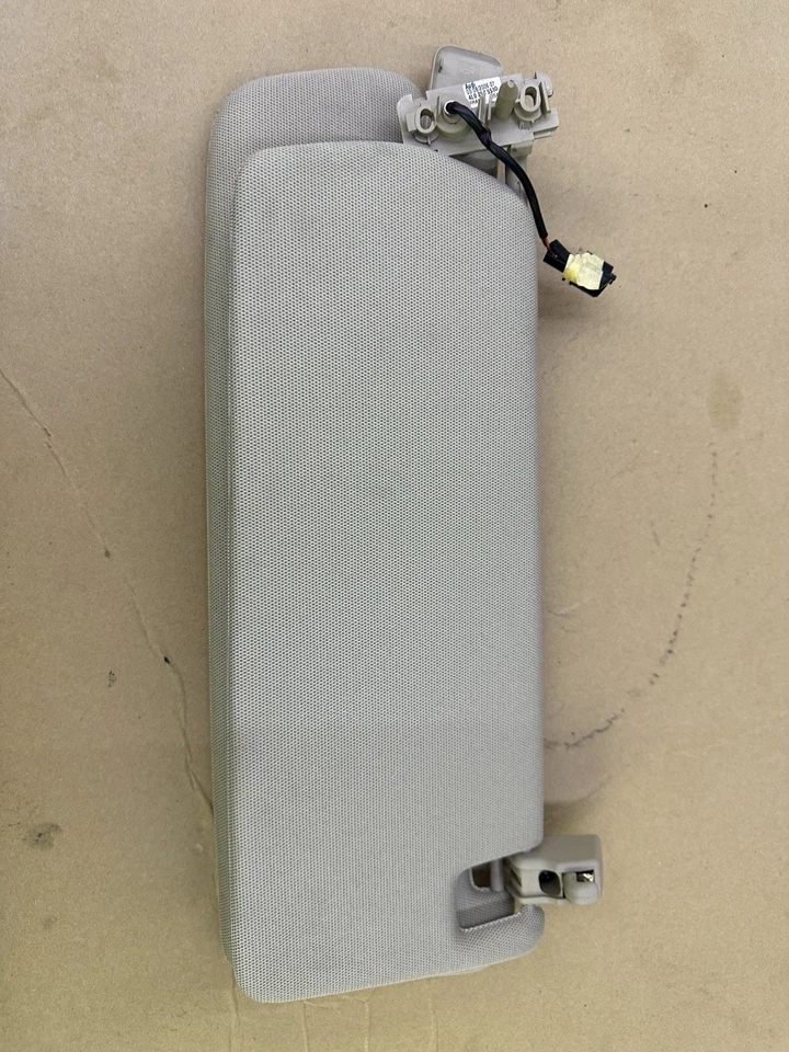 2007-2015 Audi Q7 Driver Sun Visor Mirror Left Sunvisor TAN Foto 2 de 4