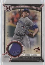 2018 Topps Museum Collection Red 7/10 Aaron Sanchez #MMR-AS Patch 6fs