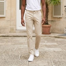 Chaps Men's Straight Fit Khaki Pants Size 36/30 Casual Cotton Blend