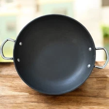 Calpholan  1380 Commercial Aluminum Hard Andozied 10” Paella Pan