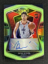 2020-21 Panini Select Deni Avdija #RS-AVD RC Neon Green Signatures Auto /99