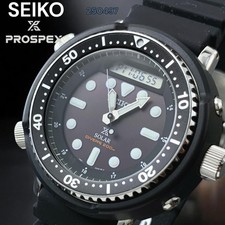 SEIKO Prospex Tuna PADI Solar Diver Digital Analog Chronograph 200m Waterproof D