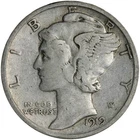 FINE+ 1919-D Mercury Dime *RAN*