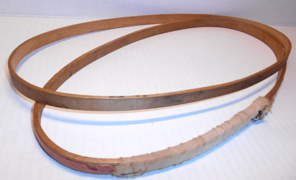 Vintage Wooden DUCHESS Oval Embroidery Hoop 12 x 6 Inches Felt Lined Made In USA - Image 2 of 4