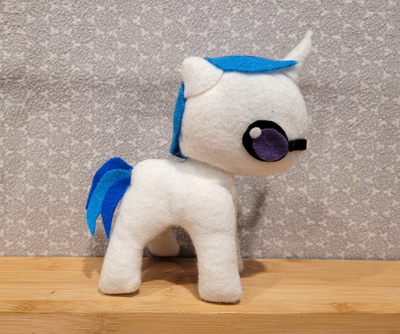 My Little Pony FIM DJ PON-3 Vinyl Scratch Handmade Felt Plush Toy