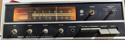Nikko STA-301 Vintage AM/FM Solid State Stereo Receiver   Tested & Powers On
