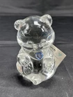 Vintage Fenton Art Glass Birthday Bear March Heart Figurine With Tag