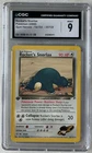 CGC 9 MINT Rocket's Snorlax 2000 Gym Heroes 1st Edition 33/132 Pokemon Card
