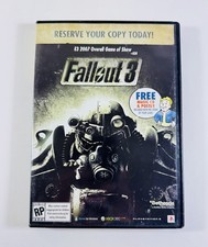 Fallout 3 Bethesda 2008 Preorder Promo Soundtrack CD + Poster ML433