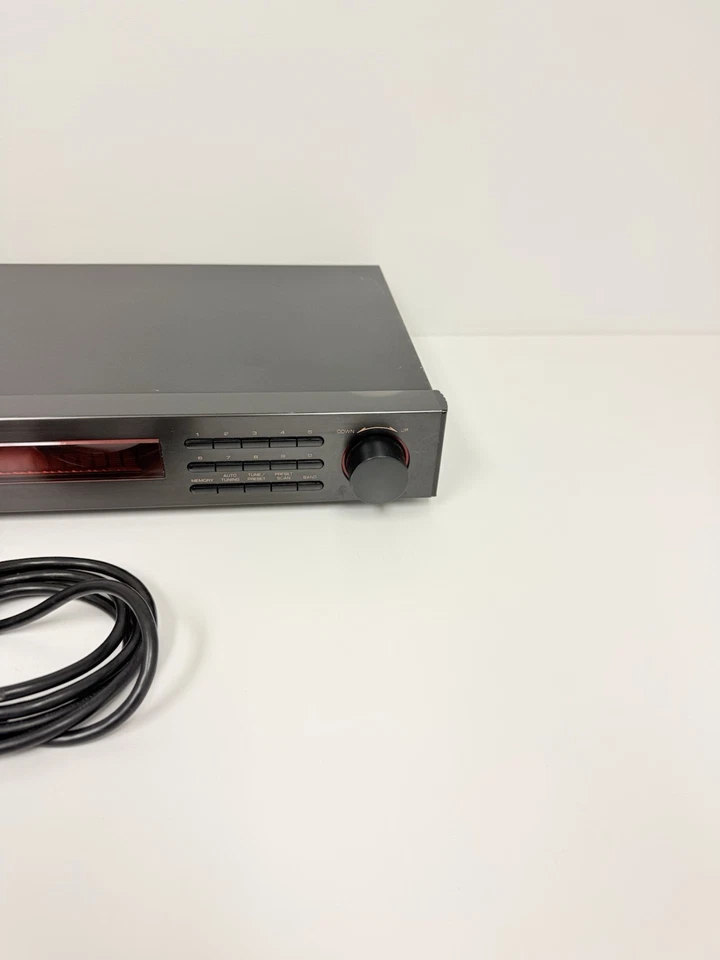 Sintonizador estéreo AM/FM Rotel RT-955 de colección raro negro probado Foto 4 de 4