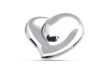 Tiffany Co. Elsa Peretti 925 Silver Heart Belt Buckle 47.50g.
