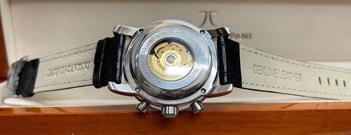 Jacques Cantani Men's Watch Automatic ETA Swiss 96 Diamonds JC-935 Meridian - Picture 6 of 6