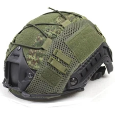 EMR Green Camouflage Helmet Cover Cloth Cap Protective for FAST Helmet Headwear