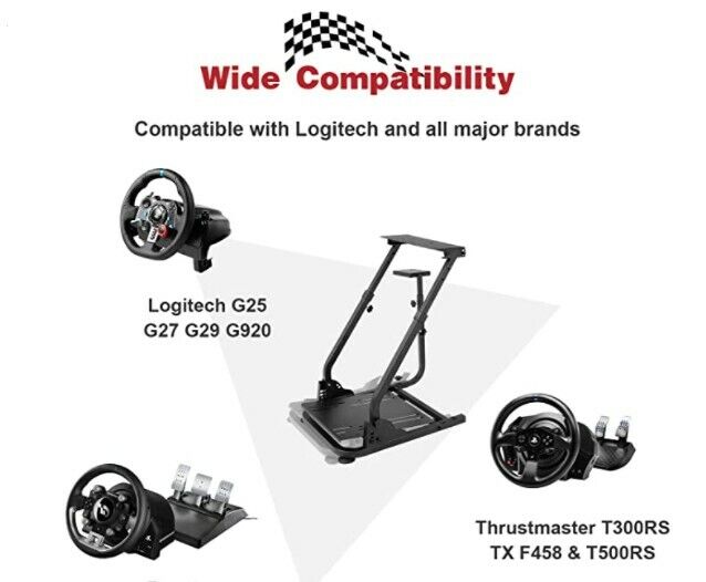 GTRACING Racing Wheel Stand for Logitech G27 G25 G29 G920 Racing