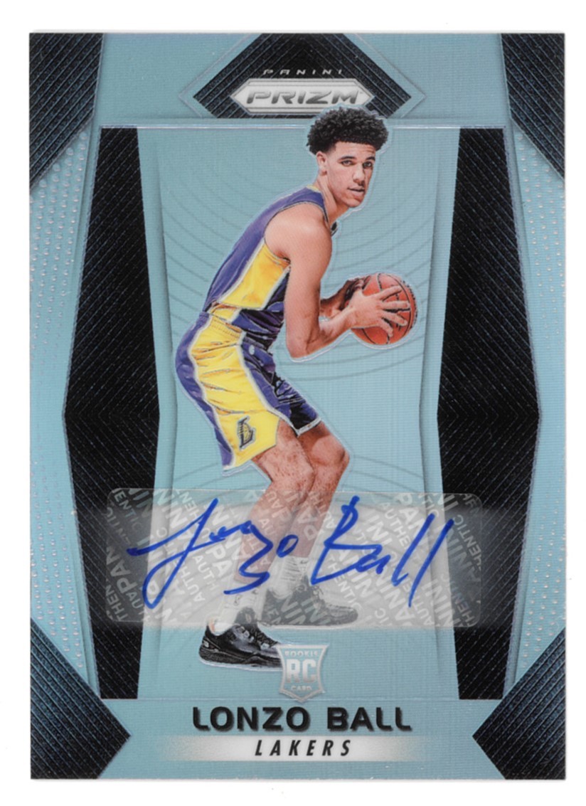 2017-18 PANINI PRIZM LONZO BALL AUTOGRAPH ROOKIE #289