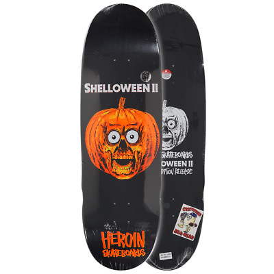 Heroin Shelloween 2 Special Edition Release 10.1'' Black Dip Skateboard Deck
