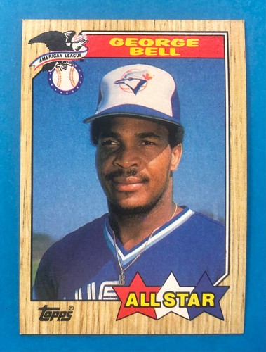 1987 Topps All-Star George Bell #612 Baseball Card Baltimore Orioles | eBay