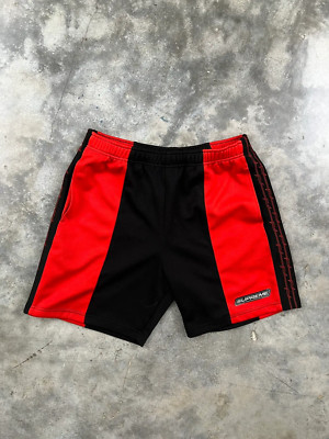 Supreme Barbed Wire Basketball Shorts Black + Red Small S