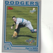 FREE SHIPPING-MINT-2004 Topps 30 Paul Lo Duca Los Angeles Dodgers