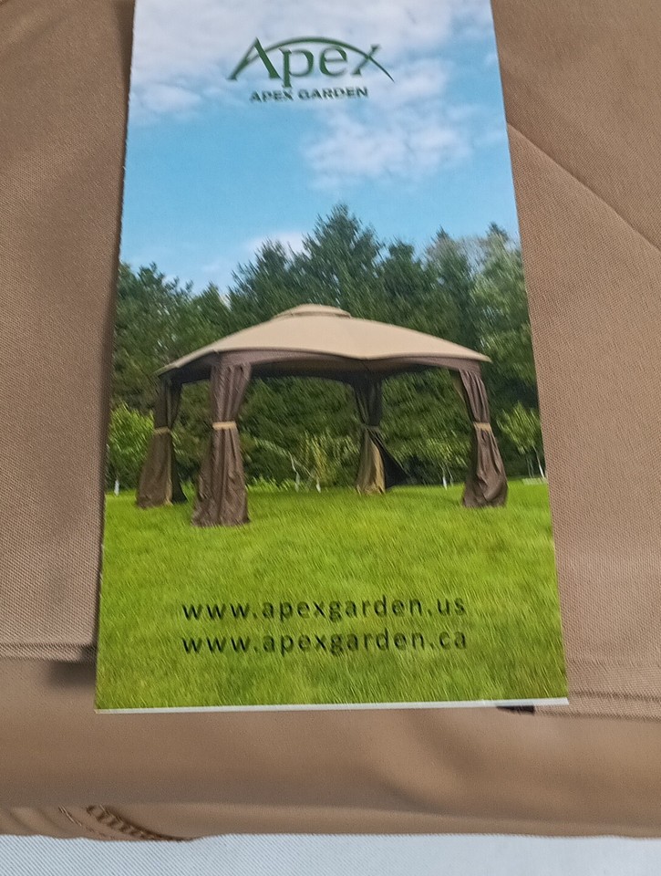 APEX GARDEN Replacement Canopy Top for Lowe's Allen Roth 10X12 Gazebo 