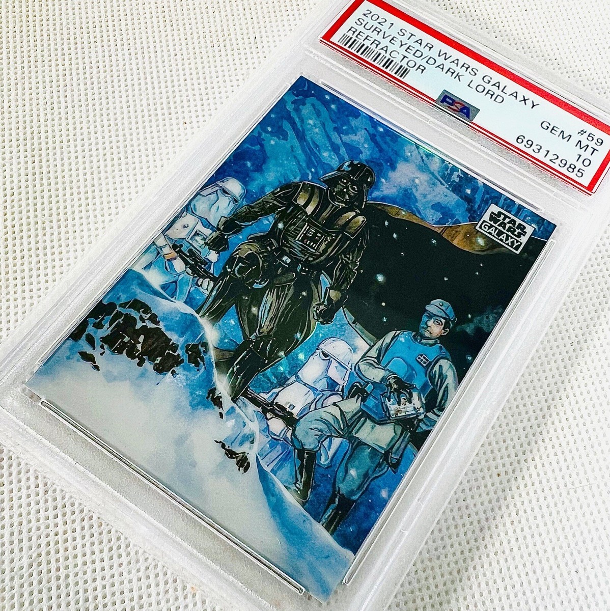 2021 Topps Star Wars Galaxy Surveyed by the Dark Lord Refractor