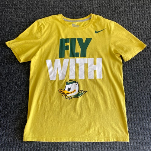 Nike Oregon Ducks T Shirt Fly With The Oregon Duck Yellow M The Nike Tee