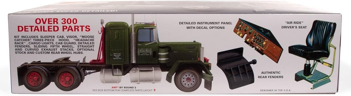 AMT Alaskan Hauler Kenworth Tractor 1:25 Scale Model Kit | eBay