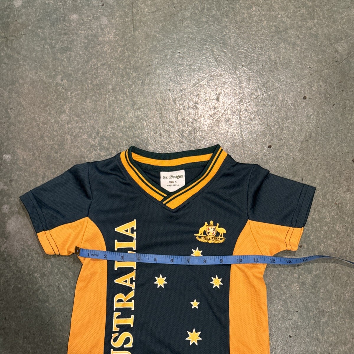 Vintage Australia National Football Soccor Team Jersey Size 4 Size