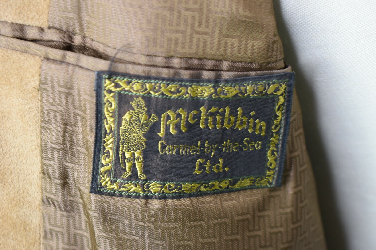 * Halston * Halsuede Model Solid Tan Patch Pocket… - image 9