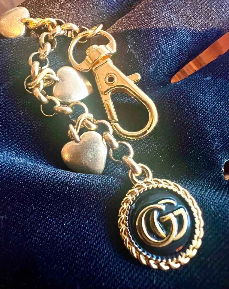 Llavero Gucci negro/oro Foto 2 de 4